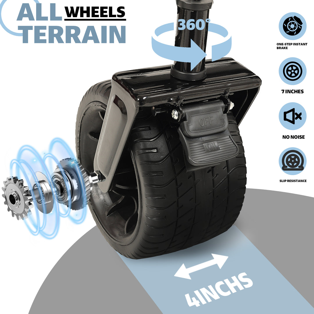 Foldable Wagon with Extended Tailgate – 480 lb Heavy Duty