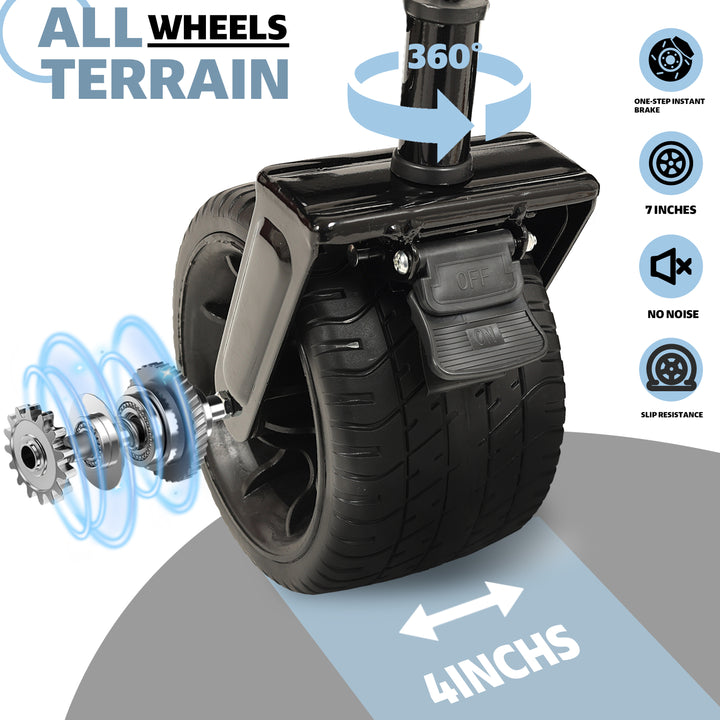 Foldable Wagon with Extended Tailgate – 480 lb Heavy Duty