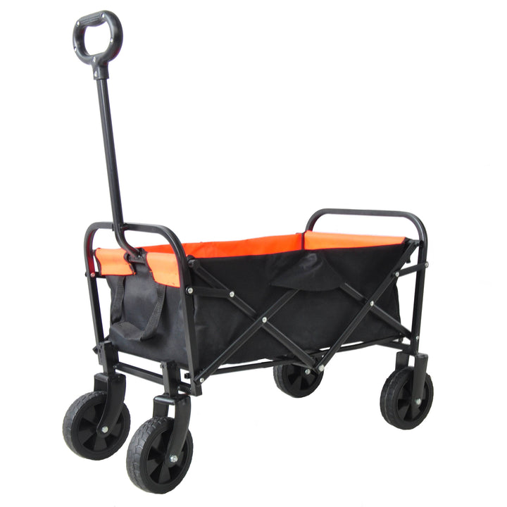 Folding Beach Utility Wagon Cart — 150 lb Capacity