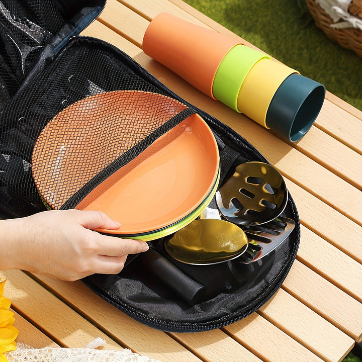 Camping Cooking Set Outdoor Kitchen Utensils (31pcs)-2