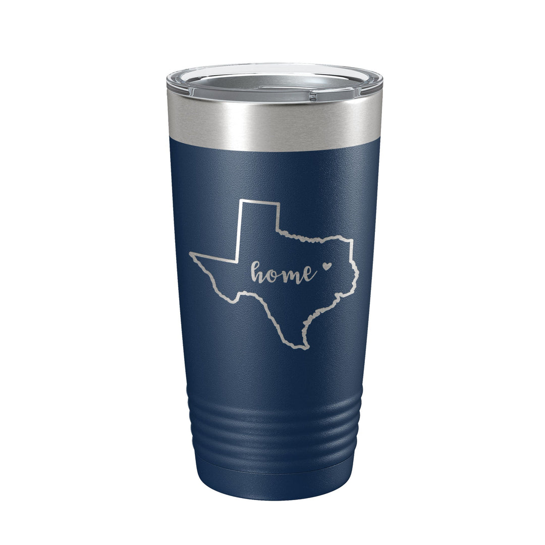 Texas Tumbler Home State Travel Mug Insulated Laser Engraved Map Coffee Cup 20 oz-2