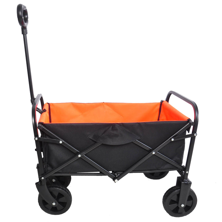 Folding Beach Utility Wagon Cart — 150 lb Capacity