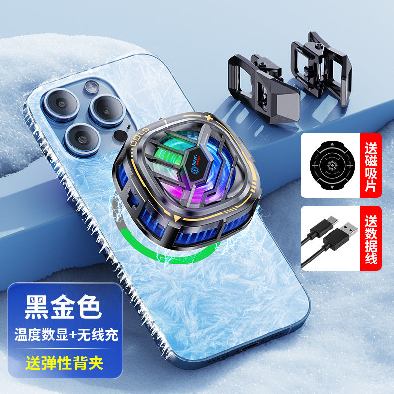 Magnetic Back Clip Phone Cooler with Digital Display