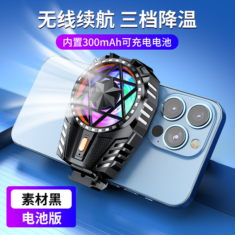Magnetic Back Clip Phone Cooler with Digital Display