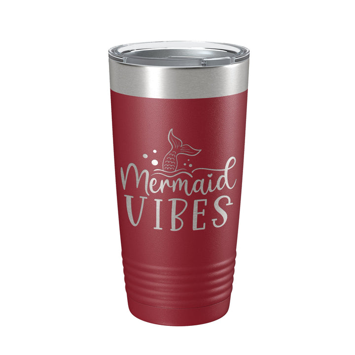Mermaid Vibes Tumbler Travel Mug Insulated Laser Engraved Coffee Cup 20 oz-18