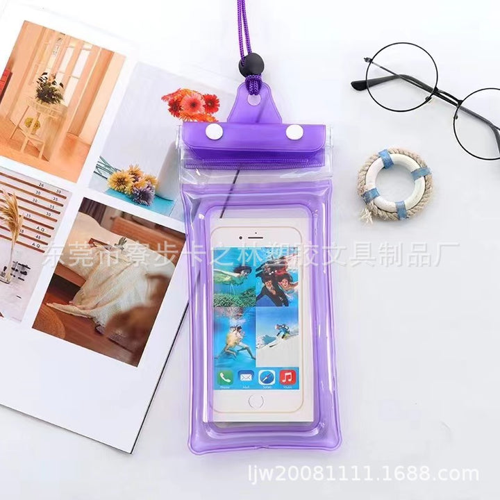 Three-Fold Waterproof Phone Bag for Swimming, Touchscreen