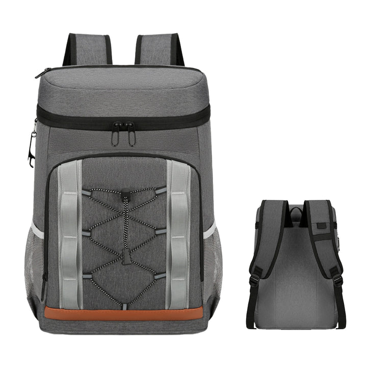 Grey-Black Backpack Leakproof Insulated Cooler