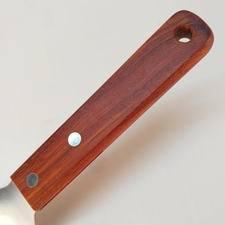 Large Stainless Steel Pizza Spatula with Wooden Handle