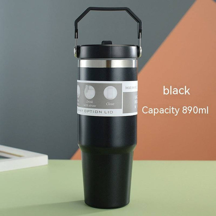 Stainless Steel Travel Coffee Tumbler – Insulated Car Cup with Cover (20/30 oz)-5