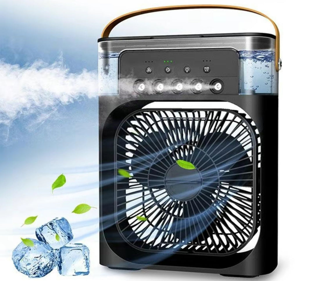 Portable 3-in-1 Air Cooler Fan – Mini AC for Room, Office &amp; Car | Fast Cooling + Humidifier | Ships from USA 🇺🇸 | TikTok &amp; Amazon Hot Seller!