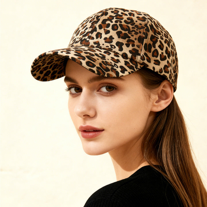 Leopard Print Baseball Cap – Women&