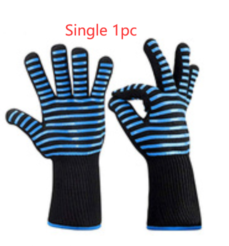 High Temperature Fireproof Barbecue Baking Gloves