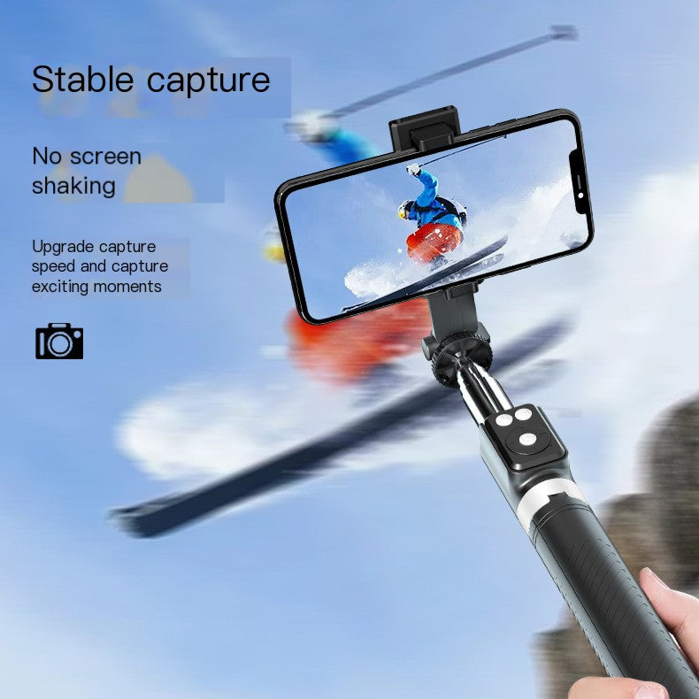 BT12 Selfie Stick Tripod with Remote, 1.65m Height