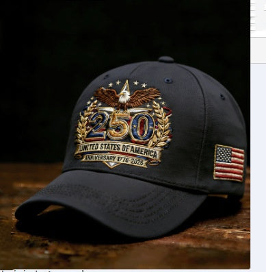 250th Anniversary Embroidered Baseball Cap