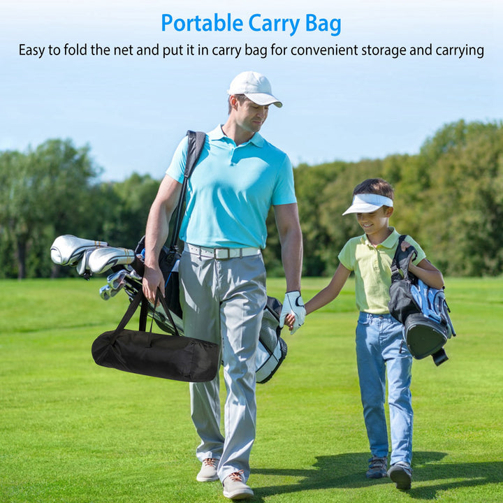 Golf Practice Hitting Net with Target Cloth &amp; Carry Bag | Indoor &amp; Outdoor