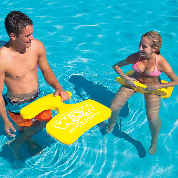 WOW Watersports Beach Bronco Pool Float Yellow-0