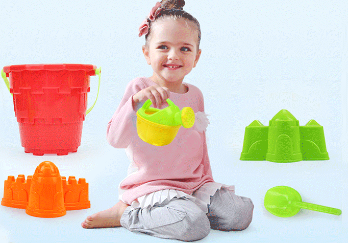 Beach Bucket Toy Set for Sand Play