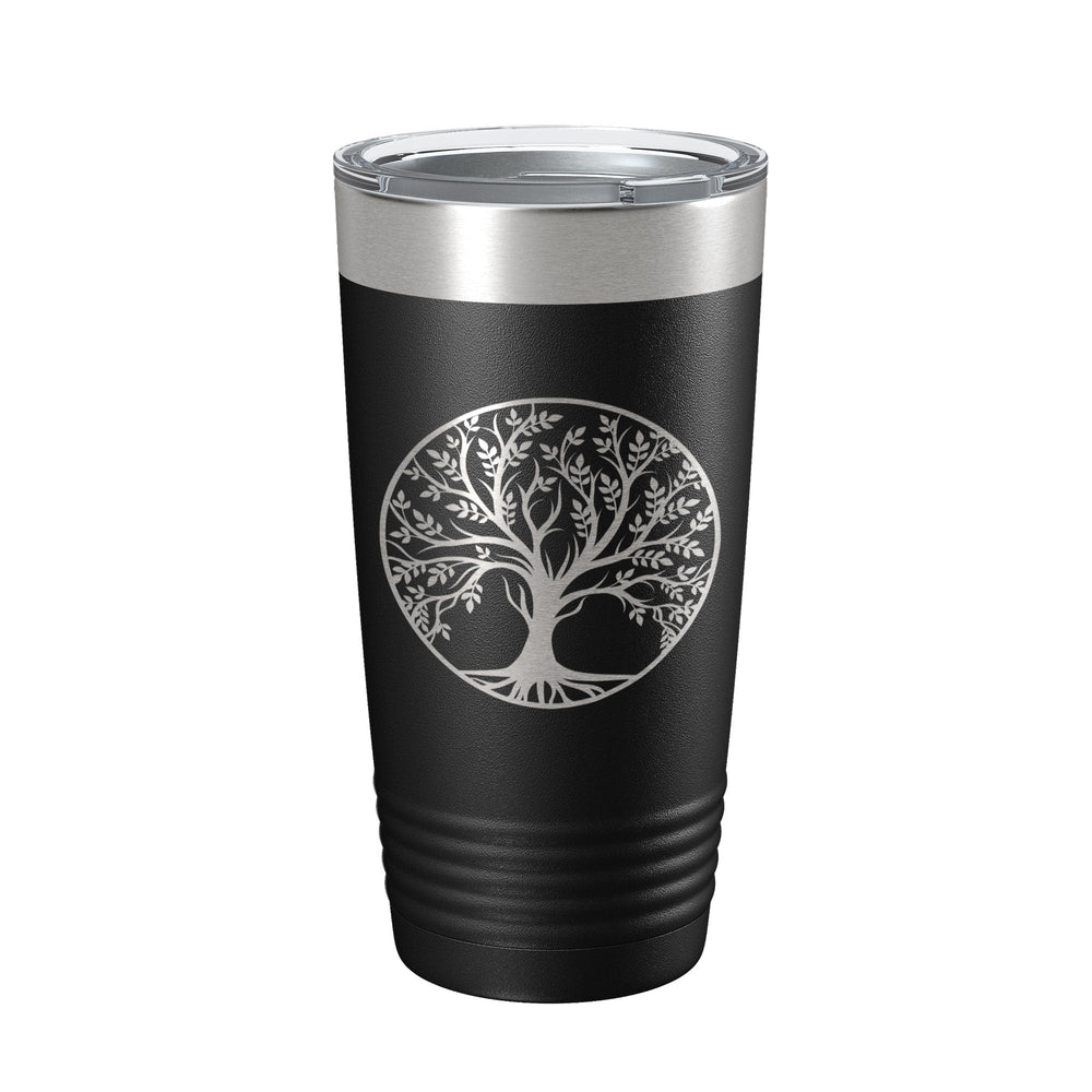 Tree Of Life Tumbler Travel Mug Insulated Laser Engraved Coffee Cup 20 oz-0