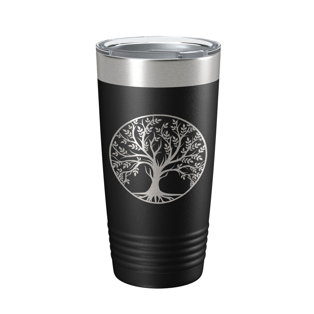 Tree Of Life Tumbler Travel Mug Insulated Laser Engraved Coffee Cup 20 oz-0