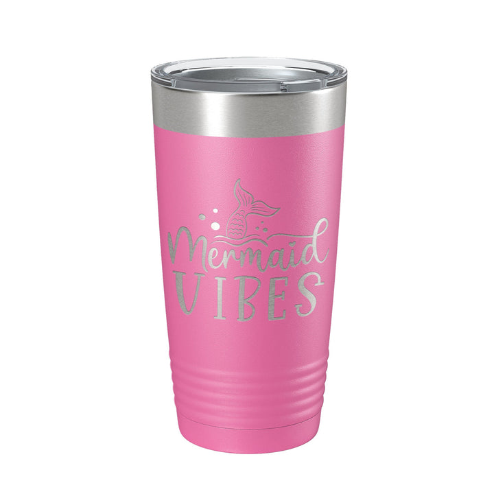 Mermaid Vibes Tumbler Travel Mug Insulated Laser Engraved Coffee Cup 20 oz-11