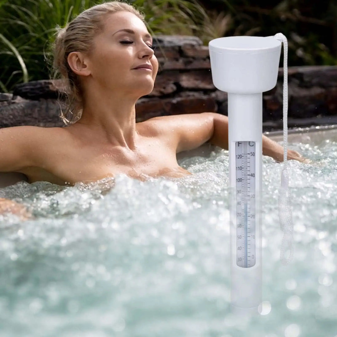 Floating Pool Thermometer | Easy-Read Water Temperature Gauge for Pools, Spas &amp; Hot Tubs