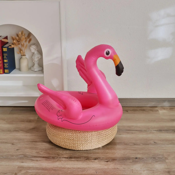 Animal Inflatable Pool Toys Baby Swimming Ring Summer Outdoor Floating Seat Flamingo Pool Party Water Toys for Kids