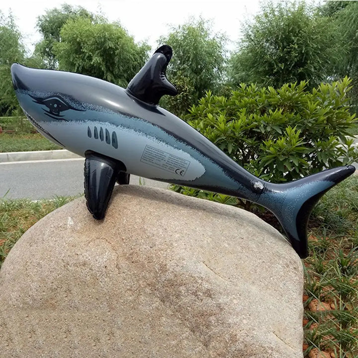 Floating Shark Float Toy Kids Adults Inflatable Water Swimming Pool Simulation Whale Fish Animals Toys Pool Accessories