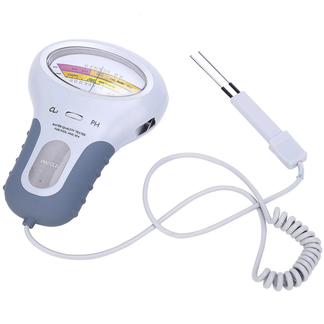 Chlorine Tester Pool Chlorine Tester PC‑102 CL2 Chlorine &amp;amp  Tester Swimming Pool Spa Water Quality Analyzer with Probe