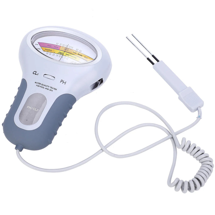 Chlorine Tester Pool Chlorine Tester PC‑102 CL2 Chlorine &amp;amp  Tester Swimming Pool Spa Water Quality Analyzer with Probe