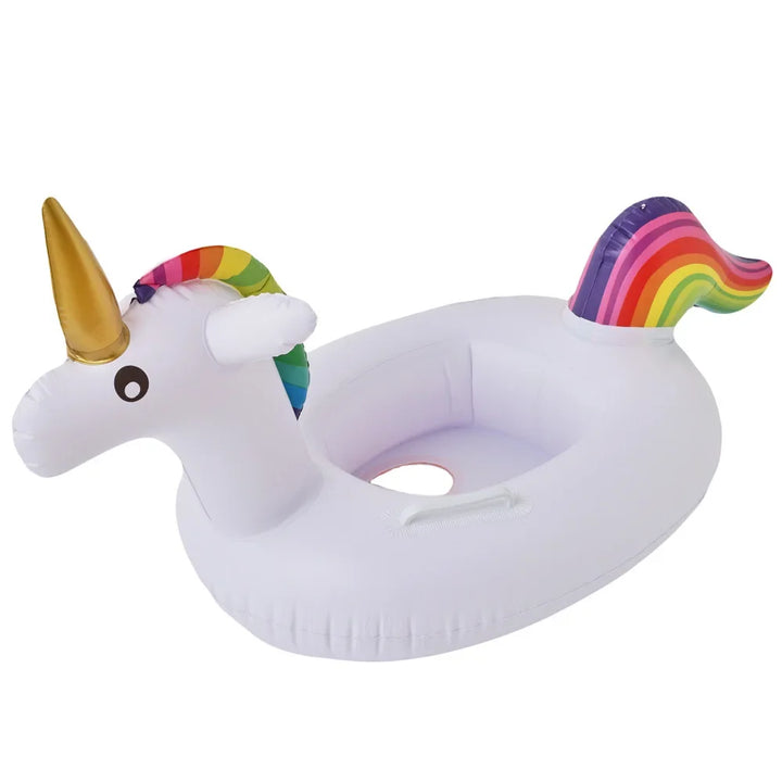 Animal Inflatable Pool Toys Baby Swimming Ring Summer Outdoor Floating Seat Flamingo Pool Party Water Toys for Kids