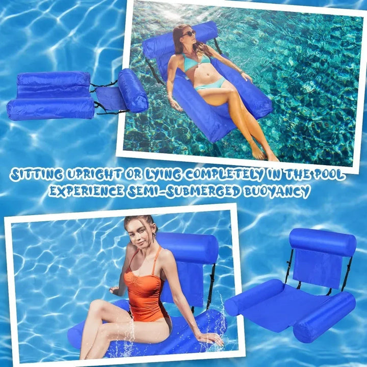 Inflatable Foldable Lounge Chair Water &amp; Beach