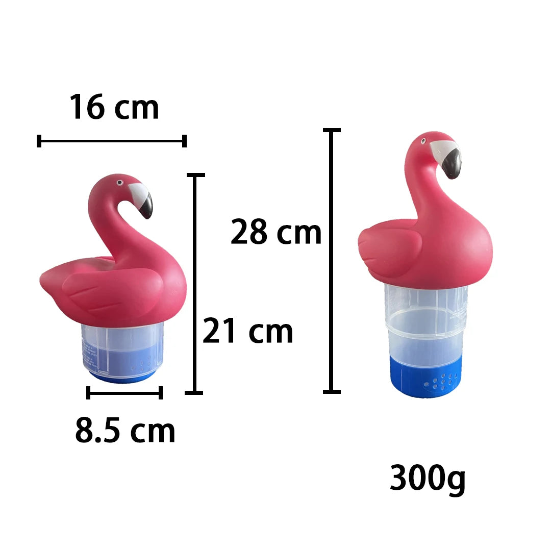 Flamingo Floating Chlorine Dispenser for Swimming Pools &amp; Spas
