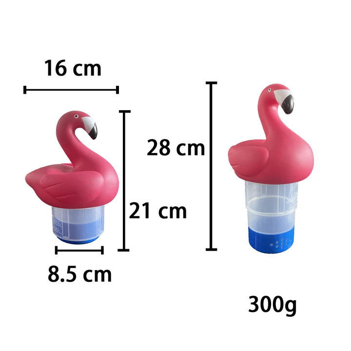 Flamingo Floating Chlorine Dispenser for Swimming Pools &amp; Spas