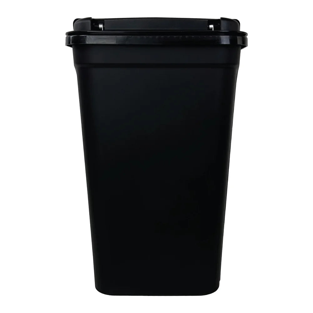7.6 Gallon Touch Top Trash Can Durable Plastic Wastebasket Indoor Use Easy Clean Garbage Bin Office Bedroom Dorm Room