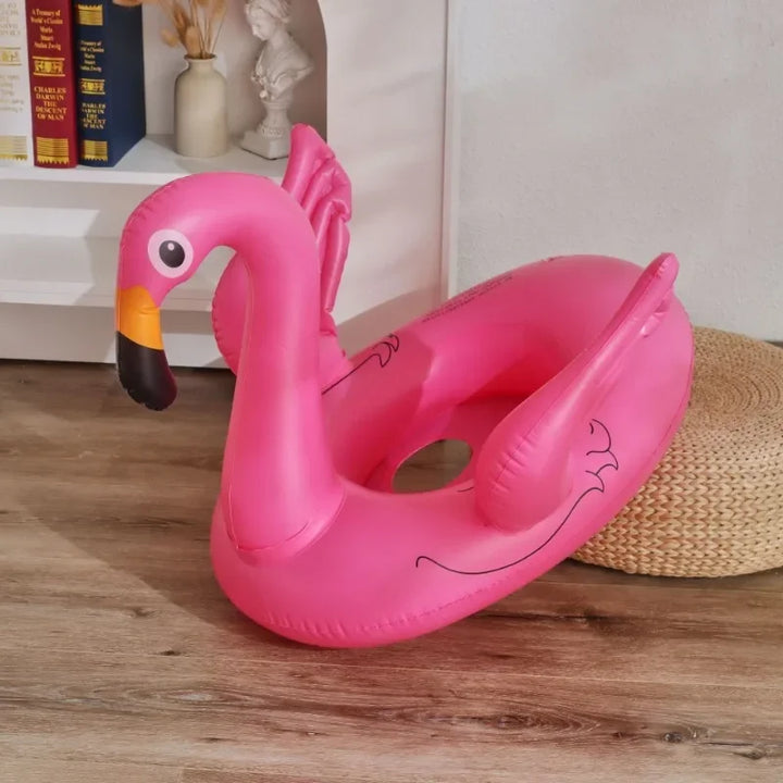 Animal Inflatable Pool Toys Baby Swimming Ring Summer Outdoor Floating Seat Flamingo Pool Party Water Toys for Kids
