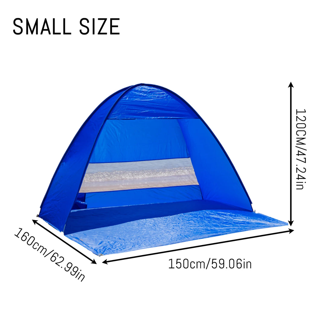 Pop-up  compact beach shade tent