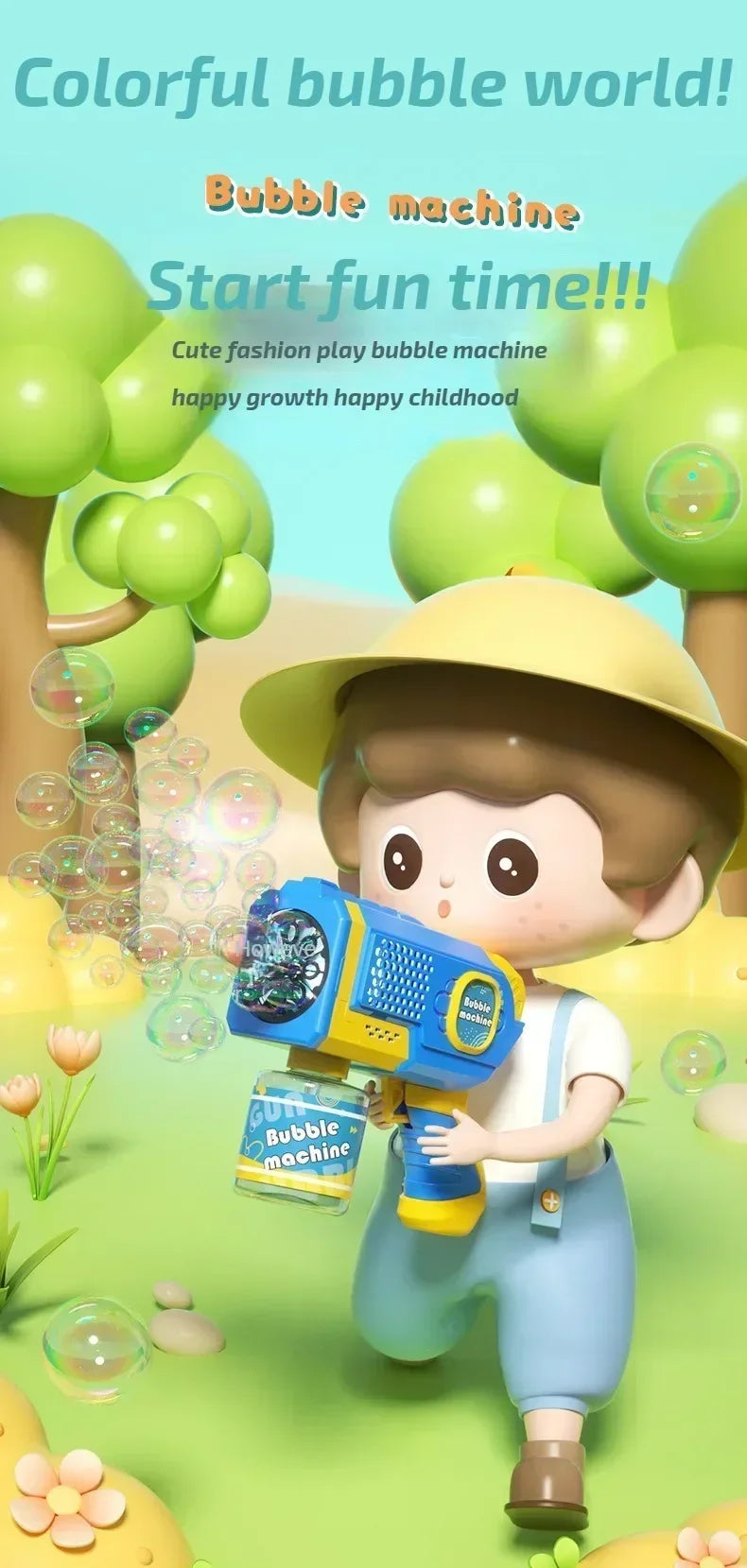 Machine Bubble Gun Summer Beach Bathing Outdoor Games Children Fantasy Kids Toys Gift Bubble Toy Space Electric Automatic Bubbl