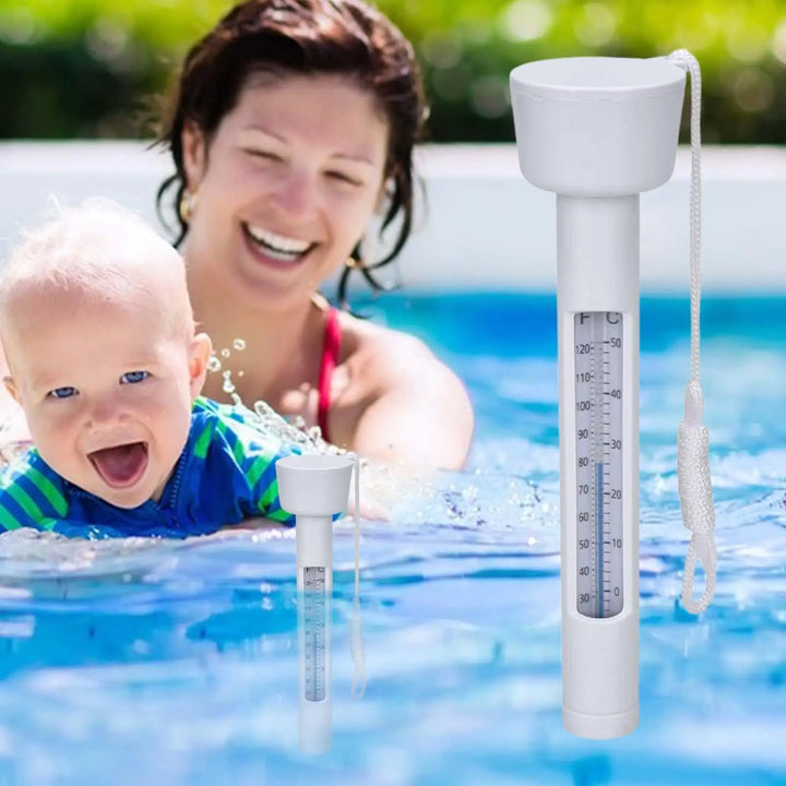 Floating Pool Thermometer | Easy-Read Water Temperature Gauge for Pools, Spas &amp; Hot Tubs