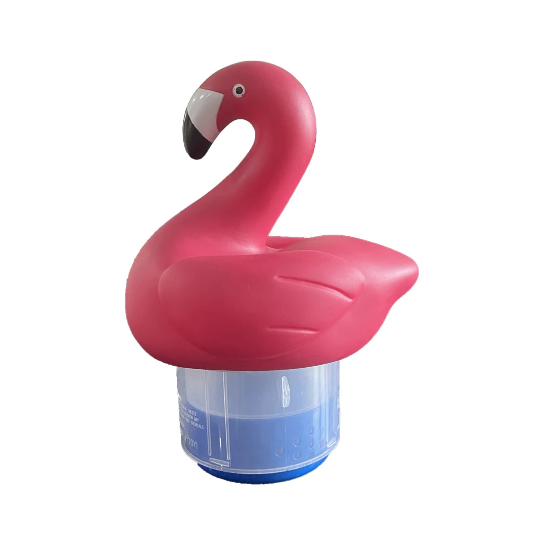 Flamingo Floating Chlorine Dispenser for Swimming Pools &amp; Spas