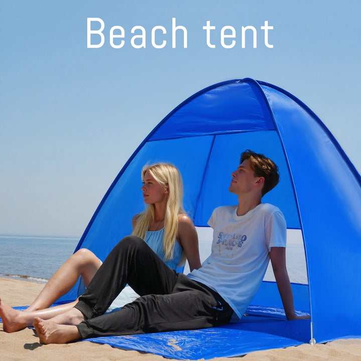 Pop-up  compact beach shade tent