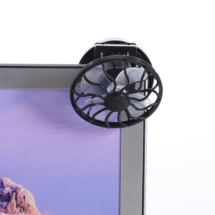 Mini Solar Cooling Fan Clip-On