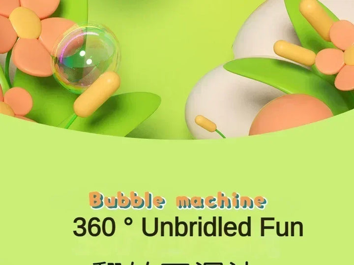 Machine Bubble Gun Summer Beach Bathing Outdoor Games Children Fantasy Kids Toys Gift Bubble Toy Space Electric Automatic Bubbl
