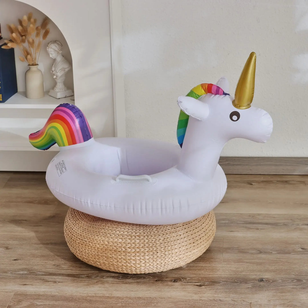 Animal Inflatable Pool Toys Baby Swimming Ring Summer Outdoor Floating Seat Flamingo Pool Party Water Toys for Kids