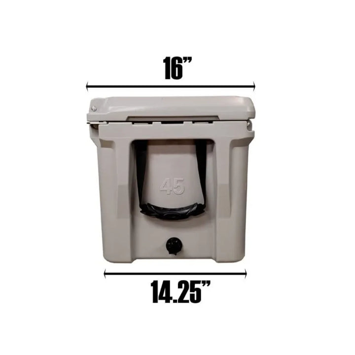 45 Quart Roto Molded Hard Sided Cooler in Desert Camo, Outdoor Adventures, Durable