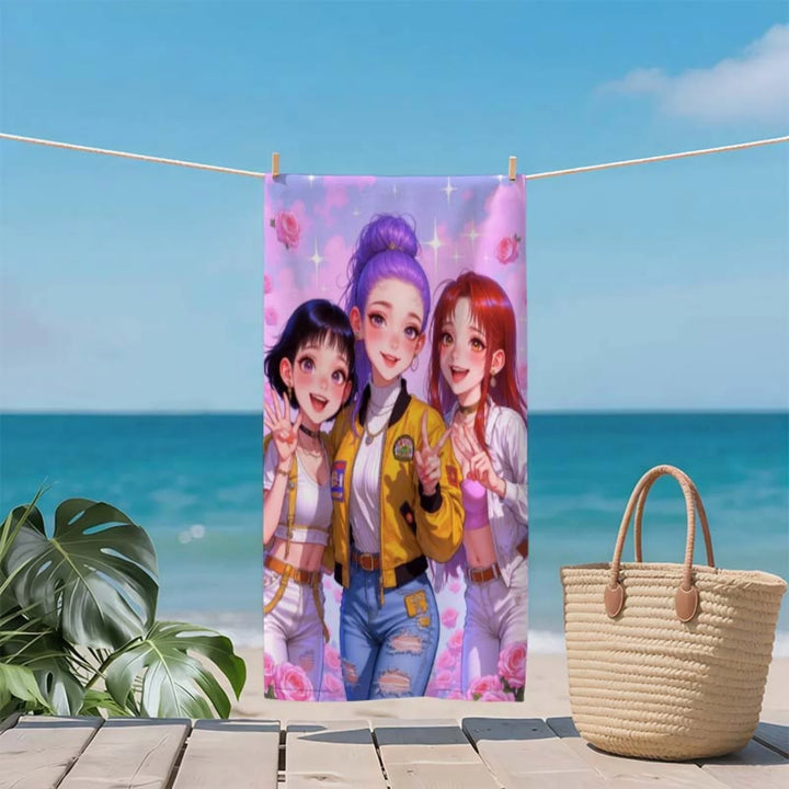 Pool &amp; Beach Swim Towel — Quick Dry Microfiber | Multiple Sizes