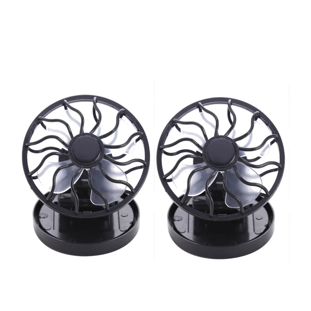 Mini Solar Cooling Fan Clip-On