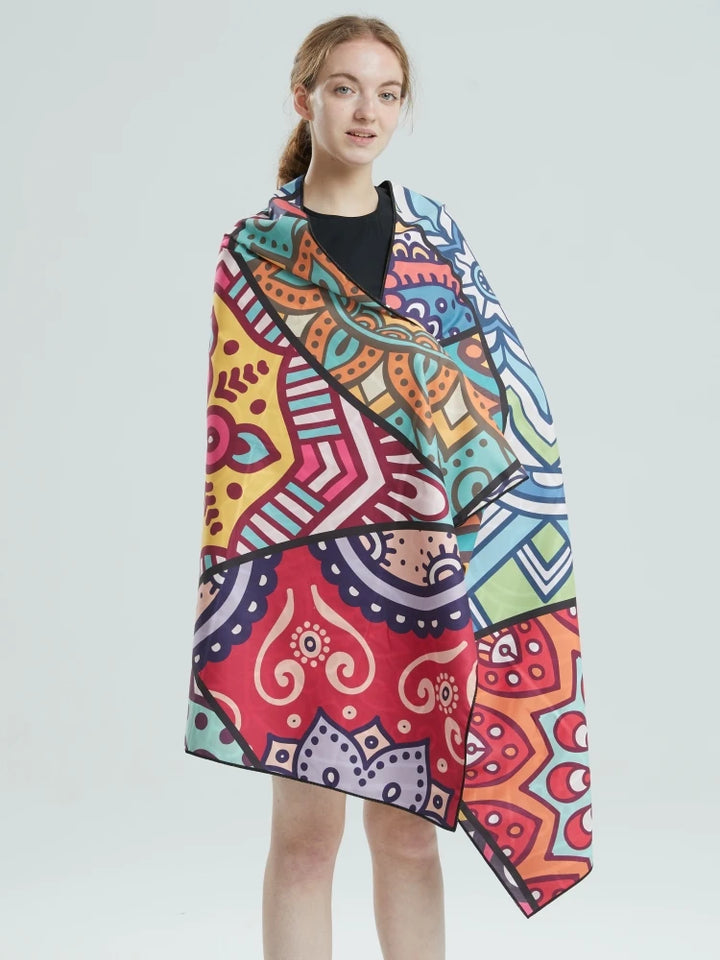 Microfiber Beach Towel — Quick Dry, Sand-Free | 31" x 63"