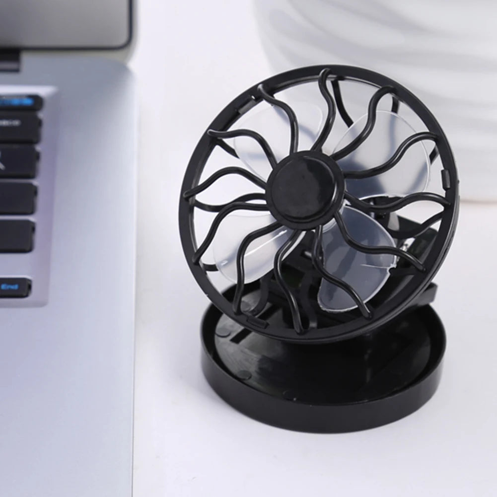 Mini Solar Cooling Fan Clip-On