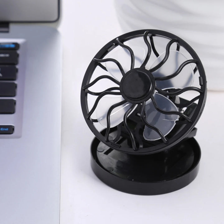 Mini Solar Cooling Fan Clip-On