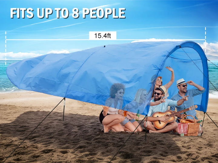 Beach Shade Tent for up to 8 People